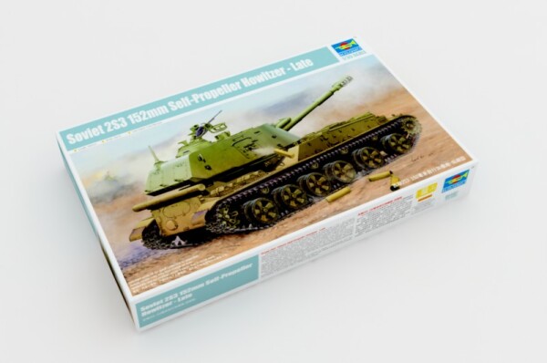 Scale model 1/35 152 mm self-propelled howitzer 2S3 (late) Trumpeter 05567 детальное изображение Артиллерия 1/35 Артиллерия