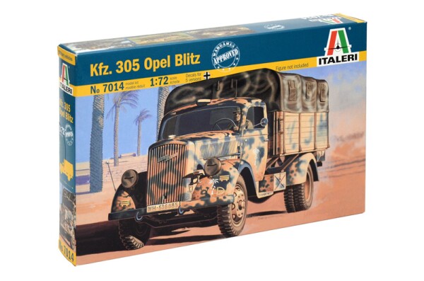 Збірна модель 1/72 вантажівка Opel Blitz Italeri 7014 детальное изображение Автомобили 1/72 Автомобили