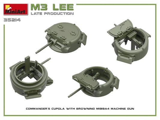 M3 LEE Пізнього виробництва детальное изображение Бронетехника 1/35 Бронетехника