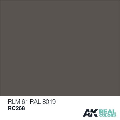 RLM 61 / RAL 8019 детальное изображение Real Colors Краски