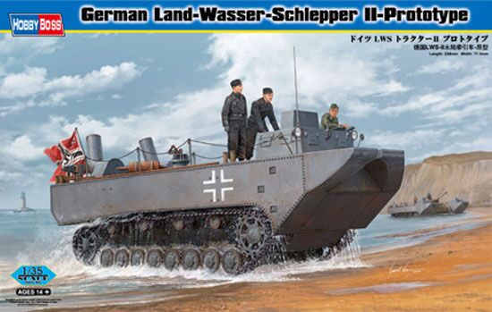 Збірна модель German Land-Wasser-Schlepper II-Prototype детальное изображение Бронетехника 1/35 Бронетехника