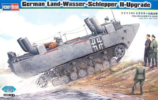 Сборная модель German Land-Wasser-Schlepper II-Upgraded детальное изображение Бронетехника 1/35 Бронетехника