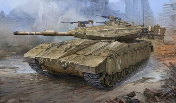 Збірна модель танка IDF Merkava Mk.IIID(LIC) детальное изображение Бронетехника 1/35 Бронетехника