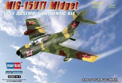 Buildable model of the MiG-15UTI Midge fighter детальное изображение Самолеты 1/72 Самолеты