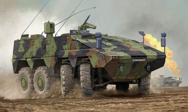 Buildabl model German Boxer MRAV armored transporter детальное изображение Бронетехника 1/35 Бронетехника