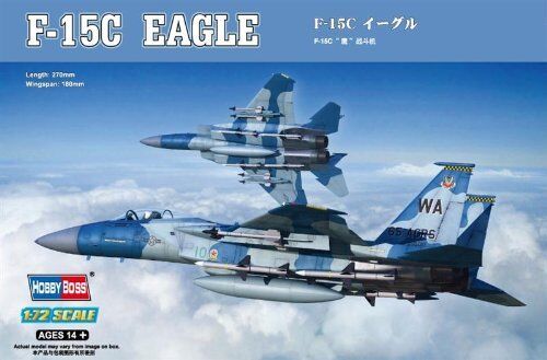 Збірна модель американського винищувача F-15C Eagle Fighter детальное изображение Самолеты 1/72 Самолеты