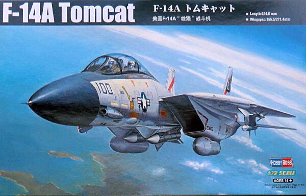 Сборная модель американского истребителя F-14A Tomcat детальное изображение Самолеты 1/72 Самолеты