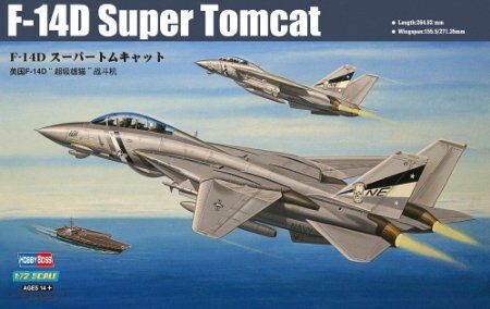 Збірна модель американського винищувача F-14D Super Tomcat детальное изображение Самолеты 1/72 Самолеты