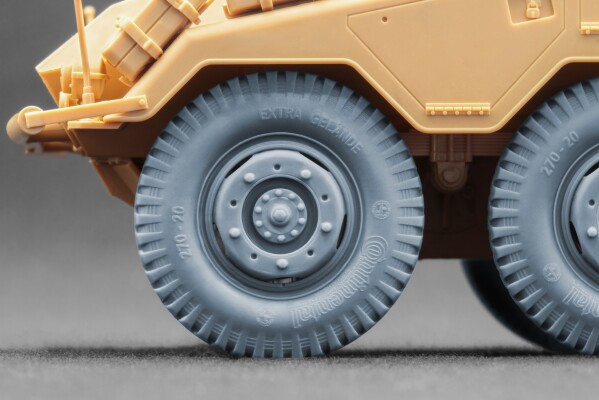 Набір колес для Sd.Kfz. 234 Puma v2 від Dragon, Miniart, RFM, Italeri, AK Interactive ScaleX WW-35011 детальное изображение Колёса Афтермаркет