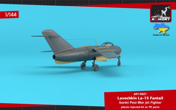 Сборная модель 1/144 Советский реактивный истребитель Ла-15 «Фантэйл» Armory Models Group 14601 детальное изображение Самолеты 1/144 Самолеты