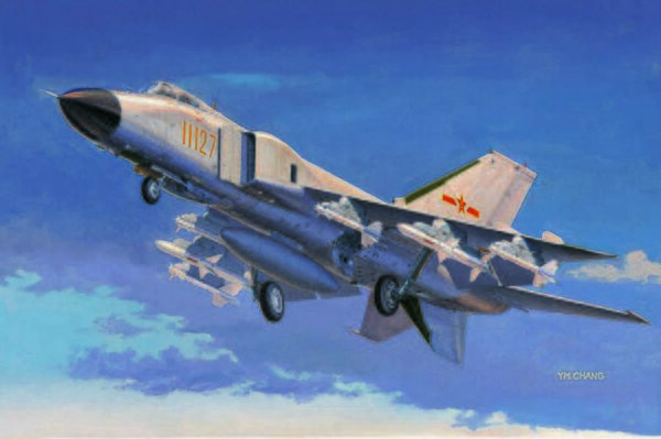 Збірна модель літака J-8IIF fighter детальное изображение Самолеты 1/48 Самолеты