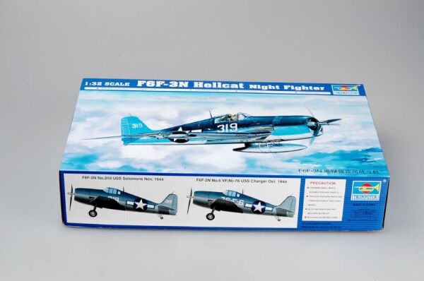 Збірна модель 1/32 Літак F6F-3N &quot;Hellcat&quot; Trumpeter 02258 детальное изображение Самолеты 1/32 Самолеты