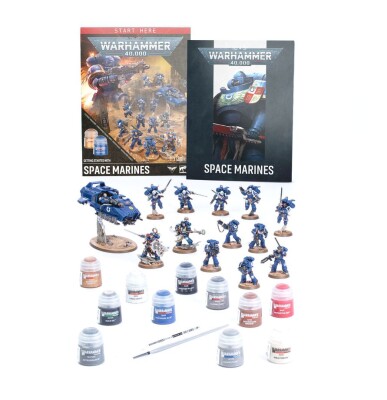 Ігровий набір Warhammer 40000 - GETTING STARTED WITH SPACE MARINES (ENG) детальное изображение Игровые наборы WARHAMMER 40,000