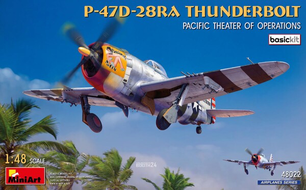Збірна модель 1/48 Літак Republic P-47D-28 RA Thunderbolt MiniArt 48022 детальное изображение Самолеты 1/48 Самолеты