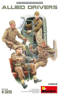 Збірна модель 1/35 Фігури Водії союзників часів Другої світової MiniArt 53052 детальное изображение Фигуры 1/35 Фигуры