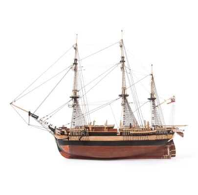 Scale wooden model 1/75 HMS Erebus OcCre 12009 детальное изображение Корабли Модели из дерева