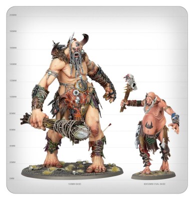 Игровой набор Warhammer AGE OF SIGMAR - SONS OF BEHEMAT -  STOMPER TRIBE детальное изображение Сыны Бехемата Разрушение
