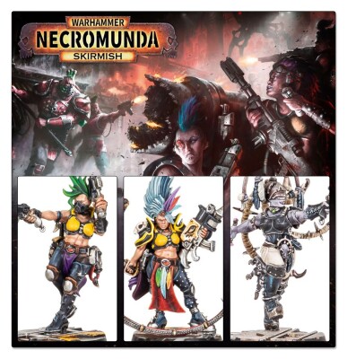Ігровий набір Warhammer - NECROMUNDA: ESCHER UNDERHIVE CREW детальное изображение Necromunda WARHAMMER 40,000