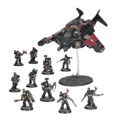 Игровой набор Warhammer 40000 - ARMAGEDDON BATTALION - DEATHWATCH детальное изображение Караул Смерти Космические Десантники