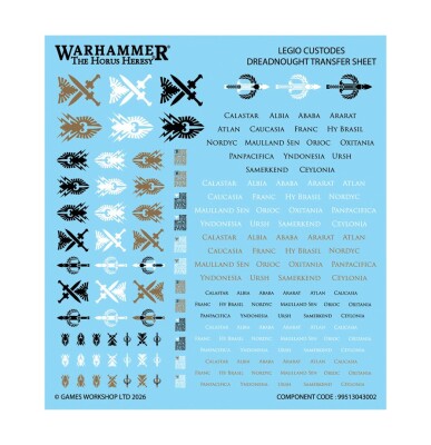 Игровой набор Warhammer 40000 - HORUS HERESY: CUSTODES - CUSTODIAN DREADNOUGHT детальное изображение Ересь Хоруса WARHAMMER 40,000