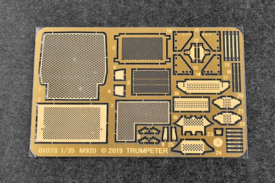 Сборная модель 1/35 М920 Тягач М870А1 полуприцепа Трумпетер 01078 детальное изображение Автомобили 1/35 Автомобили