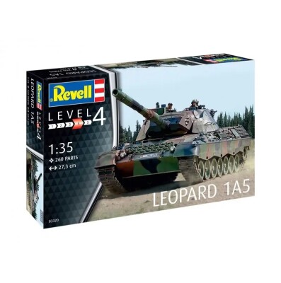 Scale model 1/35 German tank Leopard 1A5 Revell 03320 детальное изображение Бронетехника 1/35 Бронетехника