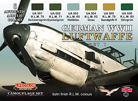 GERMAN WWII LUFTWAFFE SET#1 детальное изображение Наборы красок Краски