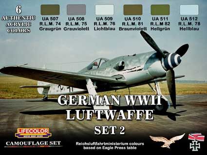 GERMAN WWII LUFTWAFFE SET # 2 детальное изображение Наборы красок Краски