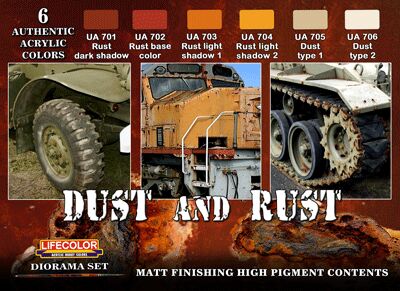 DUST AND RUST детальное изображение Наборы красок Краски