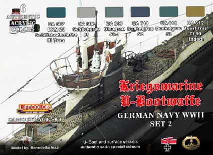 GERMAN WWII KRIEGSMARINE SET # 2 детальное изображение Наборы красок Краски