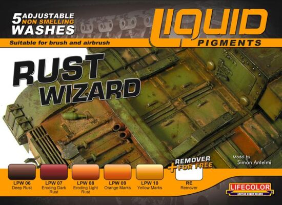 Набір рідких пігментів Rust Wizard детальное изображение Наборы weathering Weathering