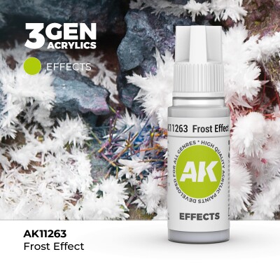 Акрилова фарба FROST EFFECT / МОРОЗНИЙ ЕФЕКТ AK-interactive AK11263 детальное изображение General Color AK 3rd Generation