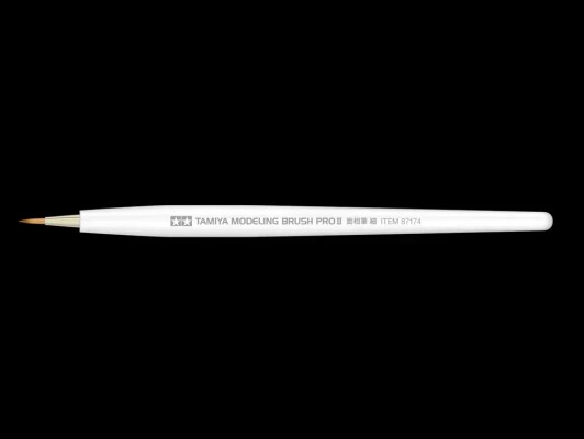 Тонка кисть PRO II (Pointed Brush Fine) Tamiya 87174 детальное изображение Кисти Инструменты