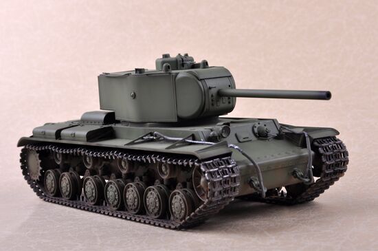 Збірна модель 1/35 Радянський надважкий танк KV-220 &quot;Тигр&quot; Trumpeter 05553 детальное изображение Бронетехника 1/35 Бронетехника