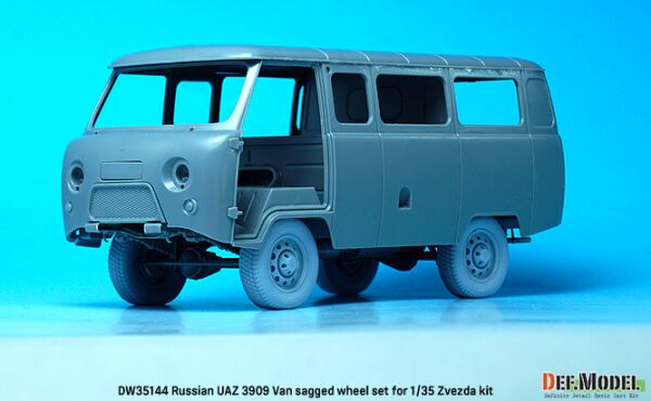 UAZ 3909 Van детальное изображение Смоляные колёса Афтермаркет