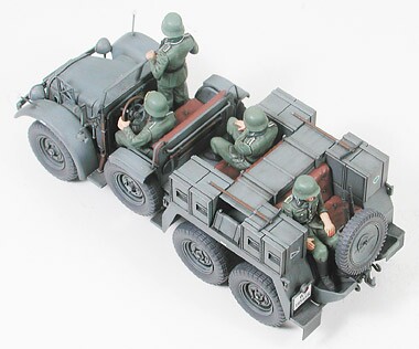 Збірна модель 1/35 Тягач Krupp Protze 1 тонна (6х4) Kfz.69 з 3,7см Pak Tamiya 35259 детальное изображение Автомобили 1/35 Автомобили