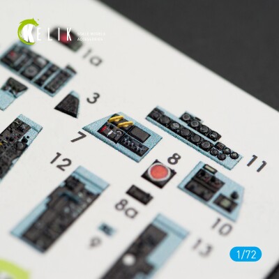 F-4C &quot;Phantom II&quot; 3D interior decal for FineMolds kit 1/72 KELIK K72007 детальное изображение 3D Декали Афтермаркет