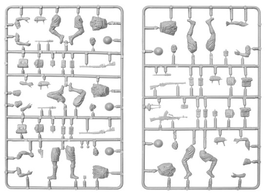 Сборная модель 1/35 Фигуры Британские солдаты-танкисты Специальное издание. Miniart 35299 детальное изображение Фигуры 1/35 Фигуры
