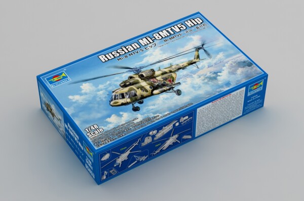 Збірна модель 1/48 Вертоліт Мі-8МТВ5 Hip Trumpeter 05853 детальное изображение Вертолеты 1/48 Вертолеты