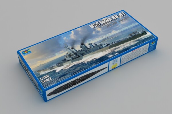 Збірна модель 1/700 Лінкор USS Iowa BB-61 Trumpeter 06749 детальное изображение Флот 1/700 Флот