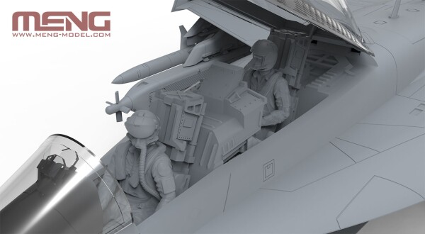 Збірна модель 1/48 Літак Boeing EA-18G Growler Electronic Attack Aircraft Yellow Jackets Meng LS-019 детальное изображение Самолеты 1/48 Самолеты