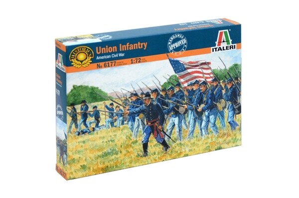Assembly model 1/72 Union Infantry Italeri 6177 детальное изображение Фигуры 1/72 Фигуры