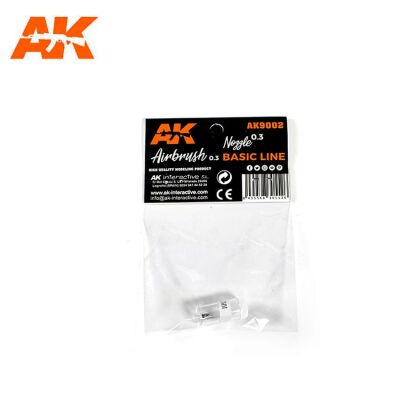 0.3 NOZZLE FOR AK AIRBRUSH / Змінна насадка 0,3 мм для аерографа детальное изображение Ремкомплекты Аэрография