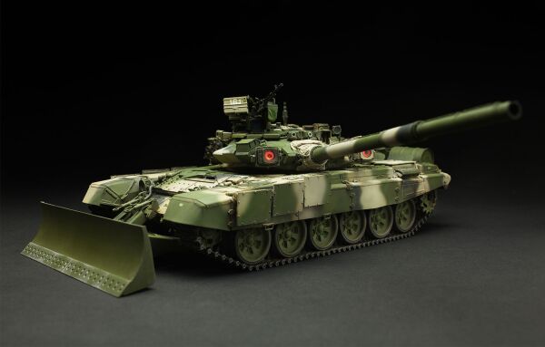 Збірна модель 1/35 танк Т-90 з відвалом з/ТБС-86 Meng TS-014 детальное изображение Бронетехника 1/35 Бронетехника