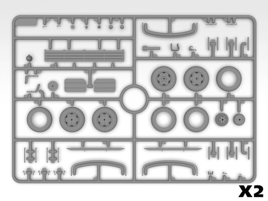 Scale model 1/35 Kitchen truck USA 2 SV ICM 35587 детальное изображение Автомобили 1/35 Автомобили