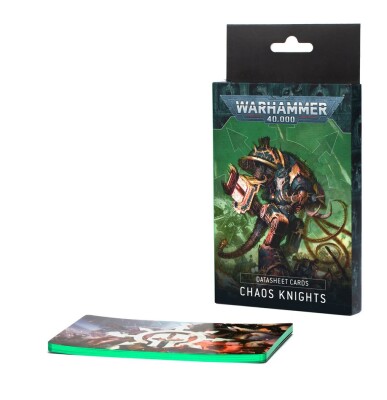 Ігрові карти WARHAMMER 40000 DATASHEET CARDS: CHAOS KNIGHTS (ENG) детальное изображение Космический Десант Хаоса Армии Хаоса