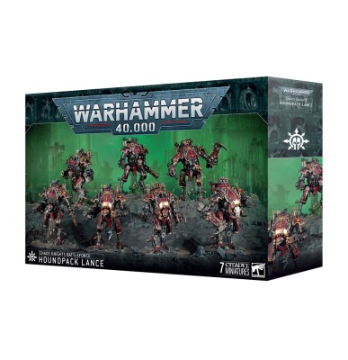 Ігровий набір Warhammer 40000: CHAOS KNIGHTS - HOUNDPACK LANCE детальное изображение Космический Десант Хаоса Армии Хаоса