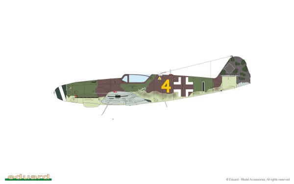 Scale model 1/48 Aircraft Messerschmitt Bf 109K KURFÜRST LIMITED Eduard 11177 детальное изображение Самолеты 1/48 Самолеты