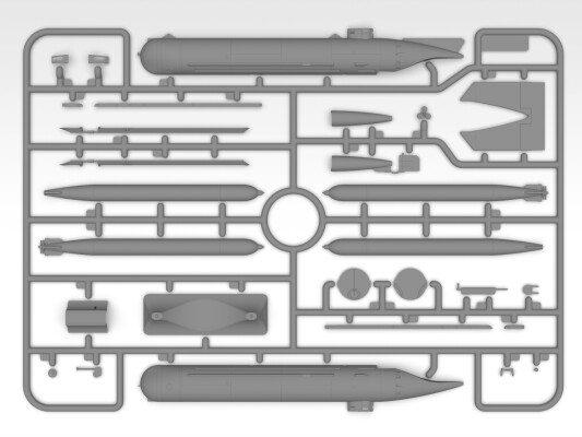 Сборная модель 1/72 мини-субмарины K-Verbände ICMS020 детальное изображение Подводный флот Флот