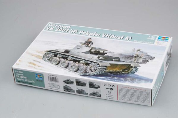 Scale model 1/35 German tank VK 3001(H) PzKpfw VI (Ausf A) Trumpeter 01515 детальное изображение Бронетехника 1/35 Бронетехника